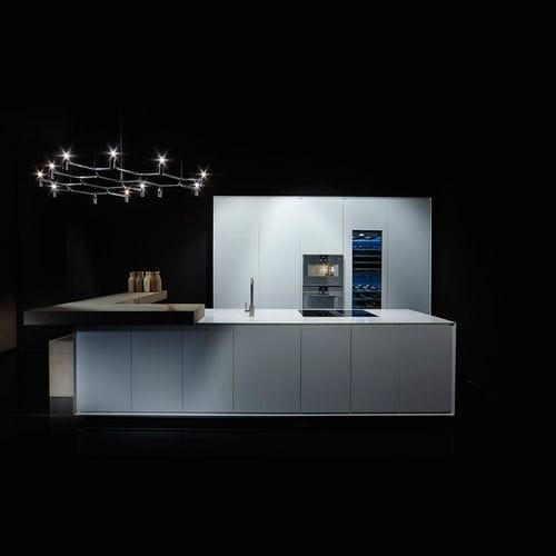 Современная кухня - ONE - RI.FRA MOBILI - из бетона / из Corian® / островного типа