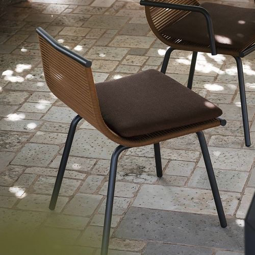 Современный cтул для столовых - LAZE 049 - RODA - для наружного применения / из полиэстера / из акрила