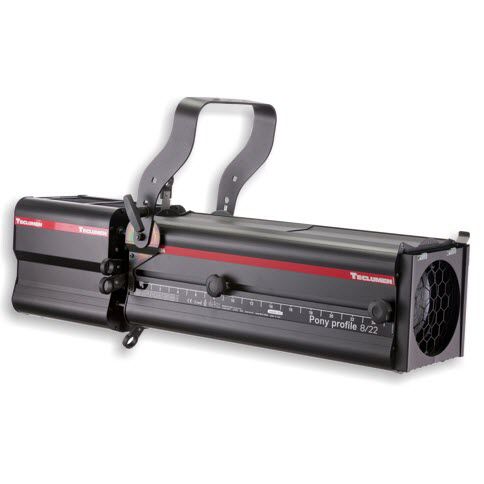 Профильный прожектор IP20 - PONY 8/22 DMX 5000°K - Teclumen - светодиодный / для освещения сцены / для театра