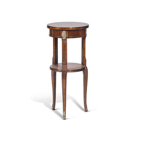 Классический вспомогательный столик - ART. 8357 - SALDA ARREDAMENTI - из вишневого дерева / круглый / для бытового использования