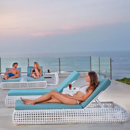Современный садовый шезлонг - DYNASTY - SKY LINE DESIGN - из Sunbrella® / из синтетического волокна / внешний