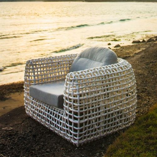 Современное кресло - DYNASTY  - SKY LINE DESIGN - из ткани / из алюминия / черное