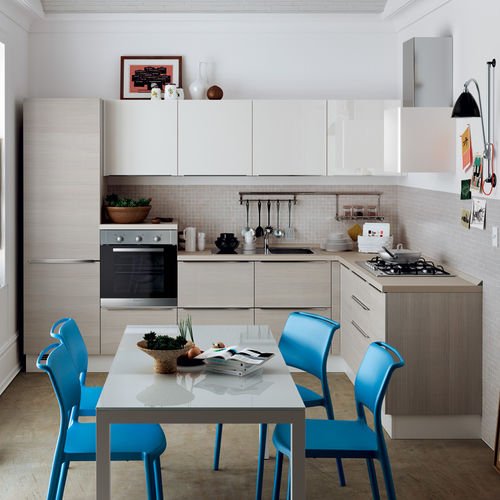 Современная кухня - URBAN&URBAN MINIMAL - SCAVOLINI - из ламината / из меламина / островного типа