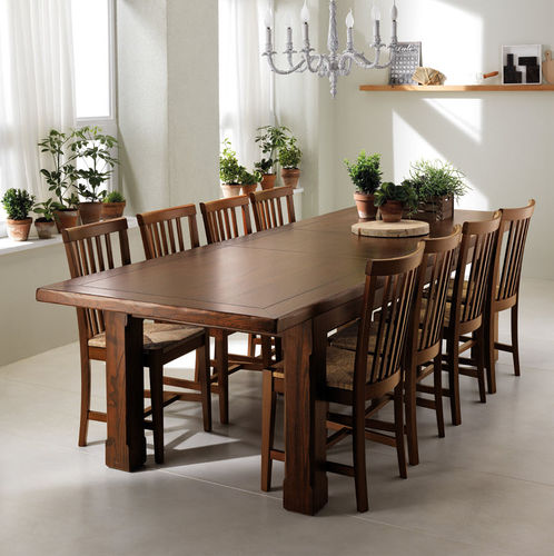 Классический стол - CASALE - SCAVOLINI - из цельной древесины / из фанерованной древесины / из ДСП