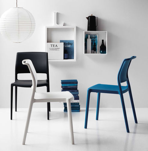 Современный cтул - ARA - SCAVOLINI - для наружного применения / для интерьера / из полипропилена
