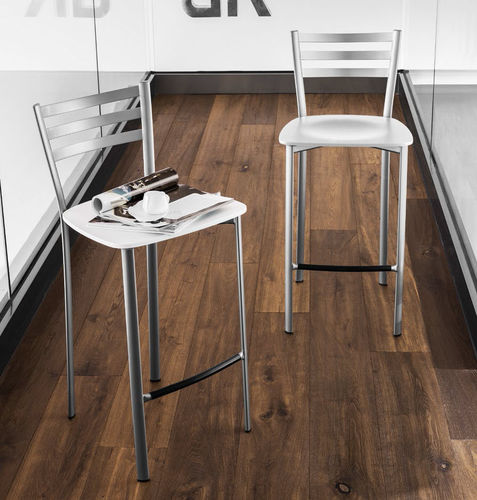Современный барный стул - SPEEDY - SCAVOLINI - для интерьера / из ткани / из фанеры