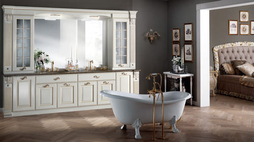 Классическая ванная комната - BALTIMORA - SCAVOLINI - из дерева / из мрамора / из гранита