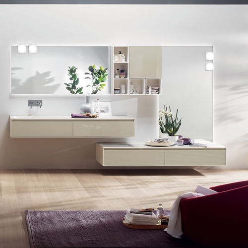 Современная ванная комната - RIVO - SCAVOLINI - из керамики / из стекла / из камня