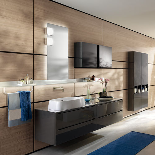 Современная ванная комната - IDRO - SCAVOLINI - из дерева / из меламина / из стекла
