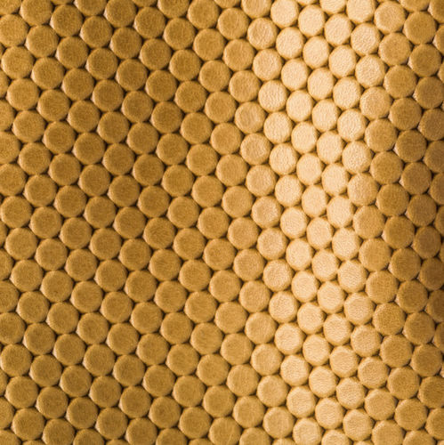 Покрытие для стен из кожи - BISANZIO : CREAM - Studio Art - текстурированное / с размерным эффектом / имитация кожи