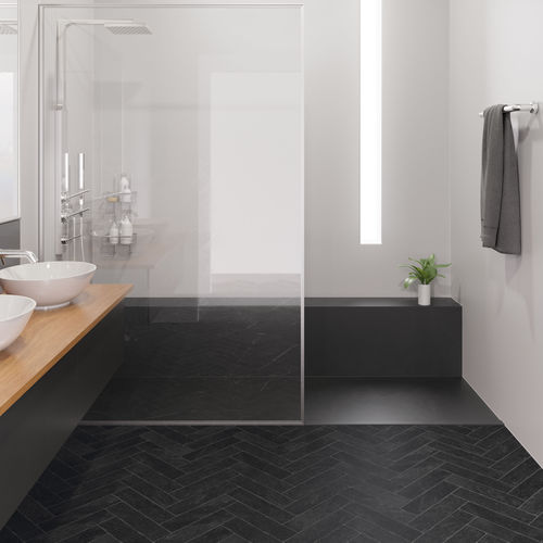 Слоистый пол из дерева - S180130 - FAUS International Flooring - плавучий / приклеиваемый / имитация камня