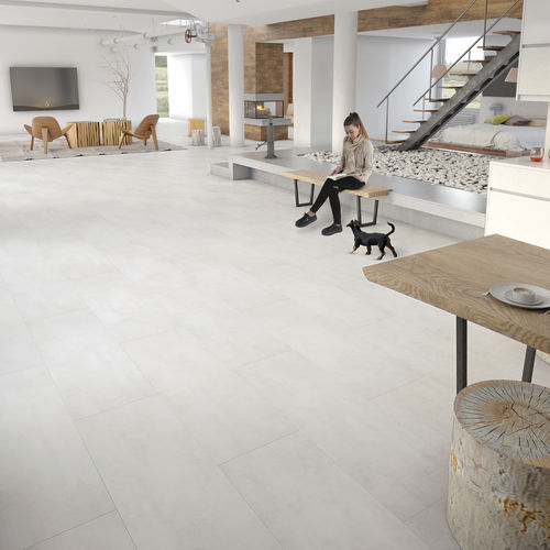 Плита слоистого пола из ДВП - S172043 - FAUS International Flooring - плавучая / имитация камня / бытового применения