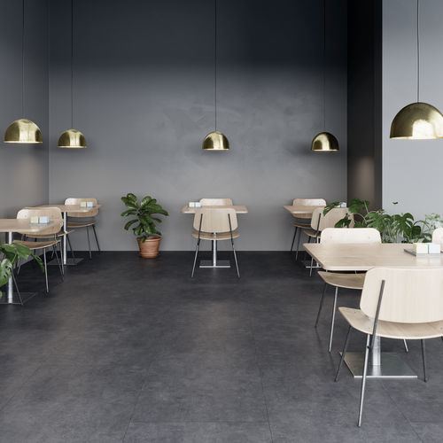 Слоистый пол из ДВП - S180093 - FAUS International Flooring - плавучий / имитация бетона / для бытового использования