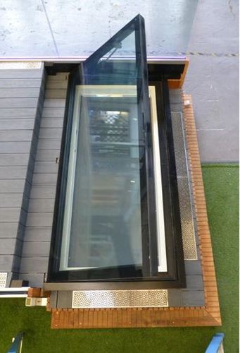 Сборный пол - OPENING HINGED - Cantifix - отдельно стоящий / из стекла
