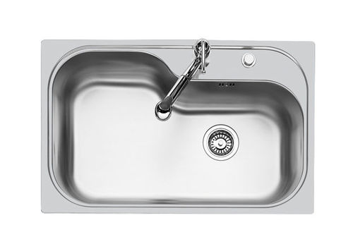 Кухонная раковина 1 чаша - TORNADO.STD - 1579 660 - Foster spa - без сушки / из нержавеющей стали / встраиваемая сверху