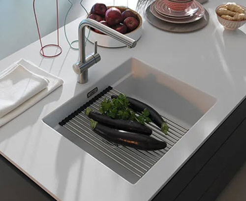 Кухонная раковина 1 чаша - Kubus KNG 110 52 - FRANKE HOME SOLUTIONS - без сушки / из гранита / встраиваемая снизу