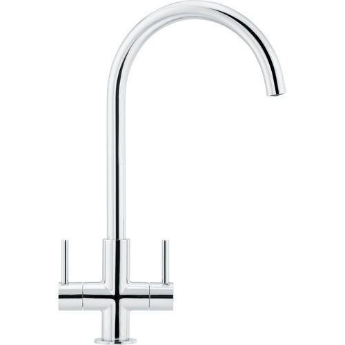 Настольный двухрычажный смеситель - Hestia J-Spout - FRANKE HOME SOLUTIONS - из латуни / для кухни / 1 отверстие