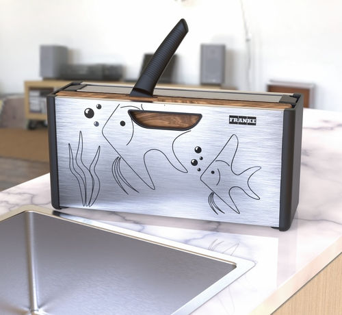Стойка для ножей из нержавеющей стали - Andy Chef - FRANKE HOME SOLUTIONS