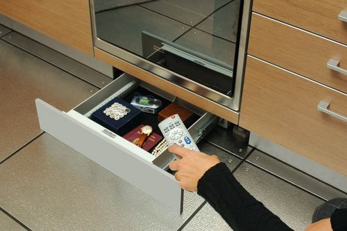 Электронный сейф с выдвижным ящиком - K-SAFE - CONFORTI - встраиваемый / для кухонной тумбочки