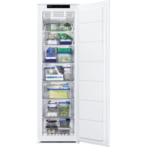 Вертикальная морозильная камера - ZUNN18FS1 - Zanussi Home appliances - белая / встраиваемая