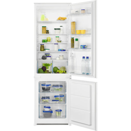 Холодильник с морозильной камерой с двойной дверью - ZNLN18FS1 - Zanussi Home appliances - для бытового использования / встраиваемый / с нижней морозильной камерой