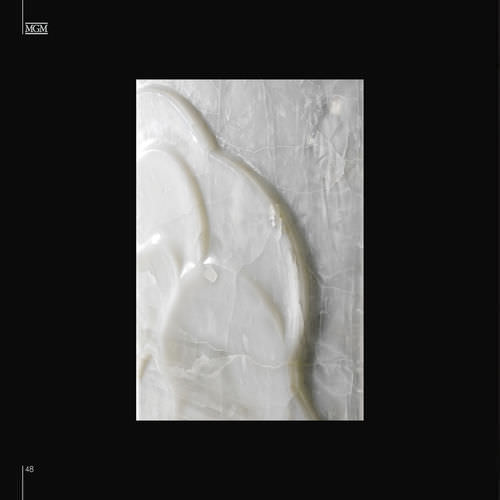 Настенная декоративная панель - CAMELIA SCULPTURED - MGM - с подсветкой / из мрамора / полированная