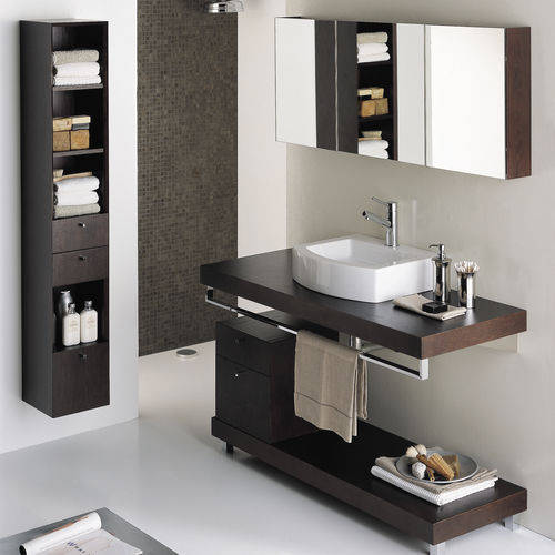Столешница для раковины из дерева - PLAZA # PLA-W-40 - Lacava - из Solid Surface / по индивидуальному заказу