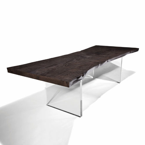 Современный обеденный стол - PLEXI - Hudson Furniture - из дерева / из плексигласа / прямоугольный
