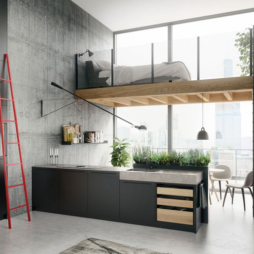Современная кухня островного типа - URBAN : SE 8008 LM - SIEMATIC