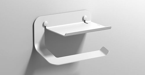 Настенный держатель для рулонов туалетной бумаги - QUICK - Sonia Bath - из алюминия / черный / для бытового использования