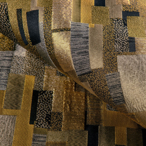Обивочная ткань - GOLD STANDARD  - Donghia - для штор / c геометрическим рисунком / из полиэстера