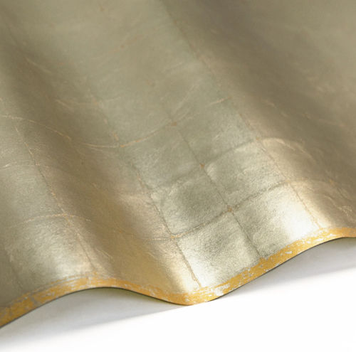 Современный обои - SILVERN  - Donghia - c геометрическим рисунком / имитация металла / коричневый