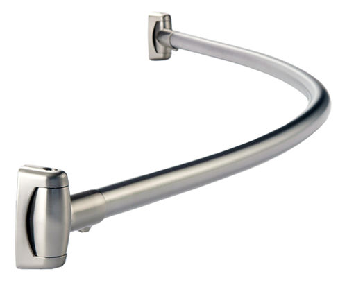 Карниз для душевой шторы из нержавеющей стали - B-4207X60 CURVED SHOWER CURTAIN ROD - Bobrick Washroom Equipment - изогнутый