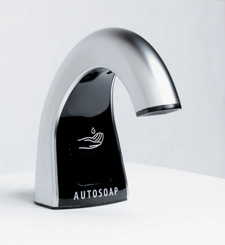 Дозатор мыла для профессионального использования - B-826 AUTOMATIC CARTRIDGE - Bobrick Washroom Equipment - на столешнице / из хрома / электронный