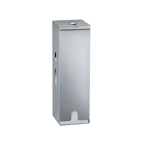 Настенный держатель для туалетной бумаги - B-27313 TRIPLE ROLL - Bobrick Washroom Equipment - из нержавеющей стали / для профессионального использования