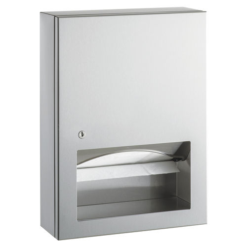 Настенный диспенсер полотенец для рук - B-359039 TRIMLINESERIES&trade; - Bobrick Washroom Equipment - из нержавеющей стали