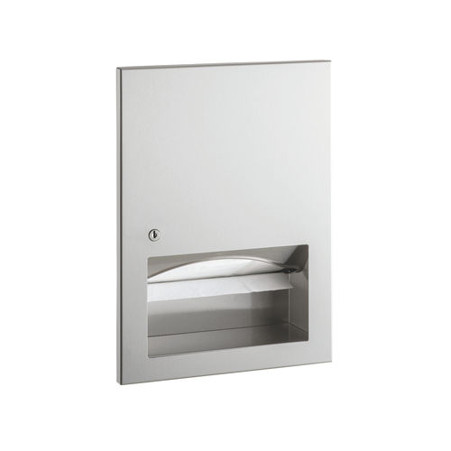 Встраиваемый диспенсер полотенец для рук - B-359033 TRIMLINESERIES&trade; - Bobrick Washroom Equipment - из нержавеющей стали
