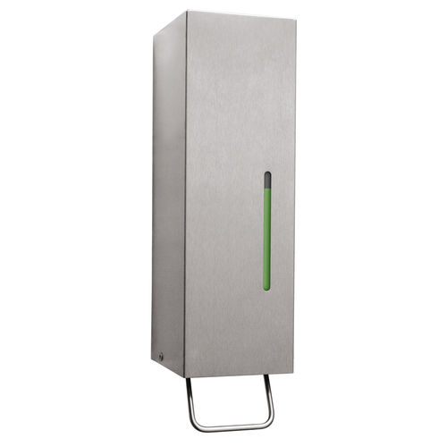 Дозатор мыла для профессионального использования - B-26627 TRIMLINESERIES&trade; - Bobrick Washroom Equipment - настенный / из нержавеющей стали / ручной