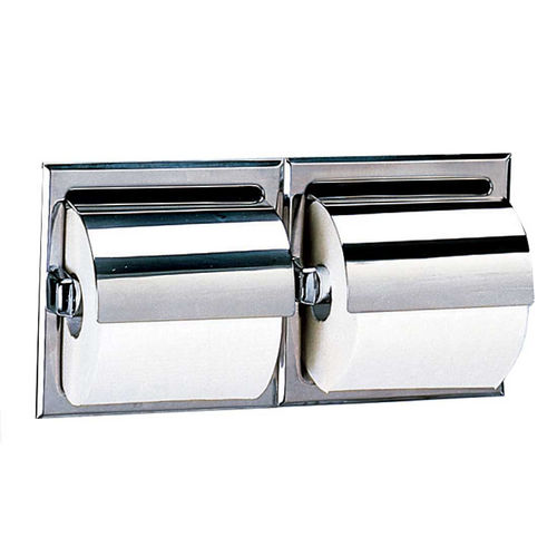 Встраиваемый держатель для рулонов туалетной бумаги - B-699 - Bobrick Washroom Equipment - из нержавеющей стали / для профессионального использования / для бытового использования