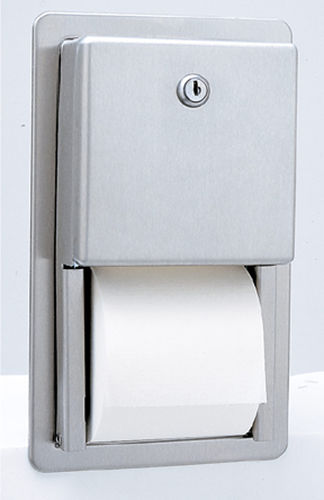 Встраиваемый держатель для туалетной бумаги - B-3888 - Bobrick Washroom Equipment - из нержавеющей стали / для профессионального использования