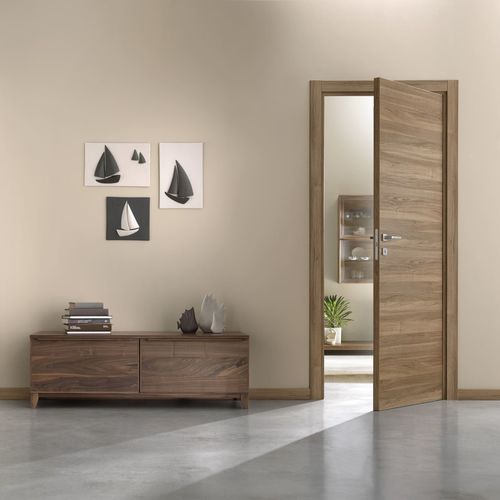 Дверь для интерьера - WALNUT ON FEEL - BARAUSSE - из фанерованной древесины / створчатая / современная