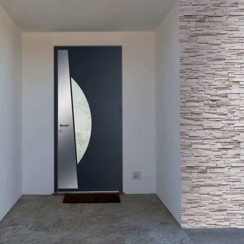 Входная дверь - LOFT - Rehau - из алюминия / из композита / из полиамида