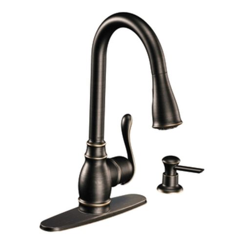Настольный однорычажный смеситель - ANABELLE : CA87003BRB - Moen - с таймером / из бронзы / для кухни