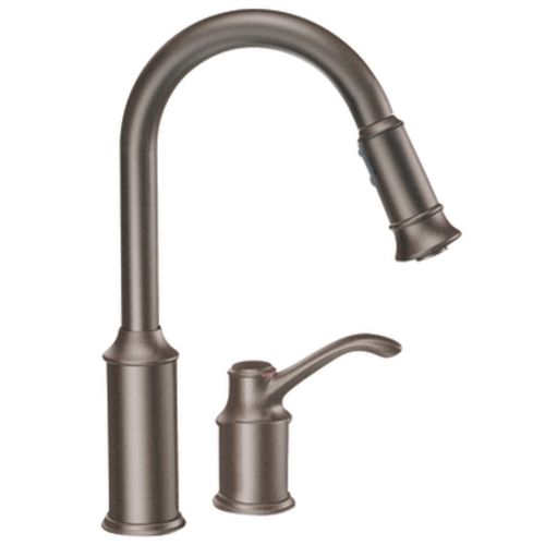 Настольный однорычажный смеситель - ABERDEEN : 7590ORB - Moen - с таймером / из бронзы / для кухни