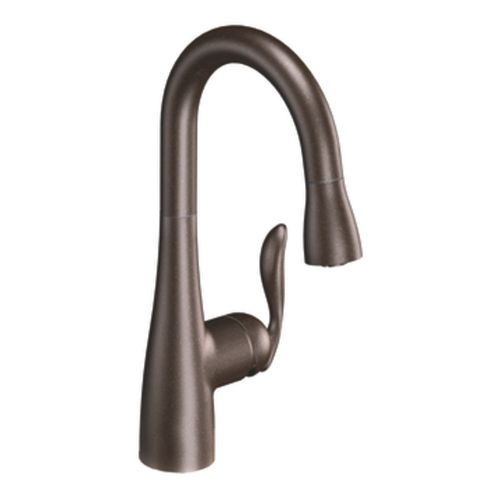 Настольный однорычажный смеситель - ARBOR : 5995ORB - Moen - из бронзы / для кухни / 1 отверстие