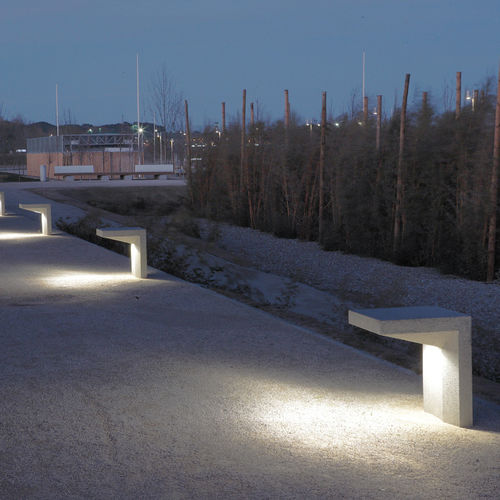 Городской столбик освещения - MOTA - Escofet - современный / из бетона / LED