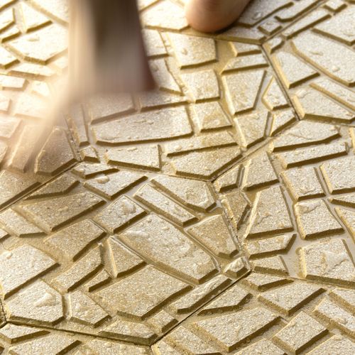 Напольная плитка из бетона - TERRAZZO - Escofet - для наружного применения / текстурированная / рельефная