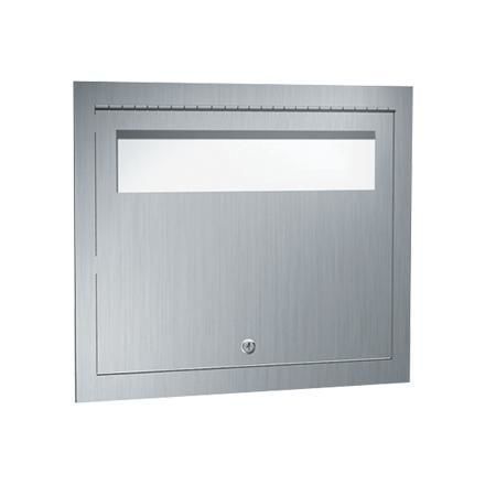 Держатель туалетных подкладок во вставке - 0477 - American Specialties, Inc. - встраиваемый / с ручным управлением / из нержавеющей стали