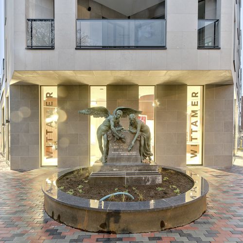 Облицовка фасада из натурального камня - Moca Creme Honed - LUSOROCHAS NATURAL STONE - панельная / вертикальная / из долговечных материалов