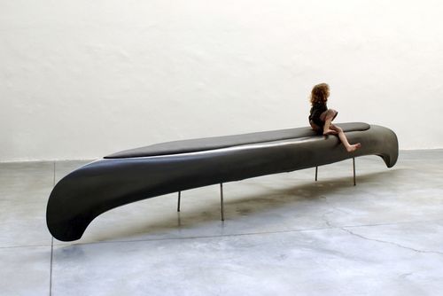 Скамейка уникальный дизайн - CANOA - ImperfettoLab - из стекловолокна